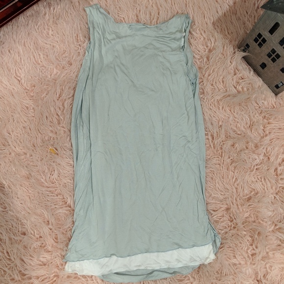 Pastel Mint Green Double layer tank top - Picture 2 of 3